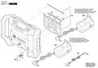 Bosch 3 601 D29 200 Gml 10,8 V-Li Power Radio Box / Eu Spare Parts